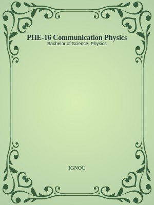 PHE-16 Communication Physics